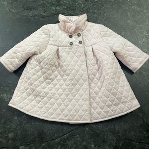 Burberry baby girl coat - 6m